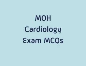 MOH Anesthesia Exam MCQs