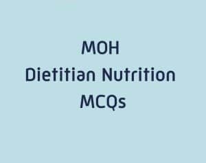 MOH Dialysis Technician Exam MCQs